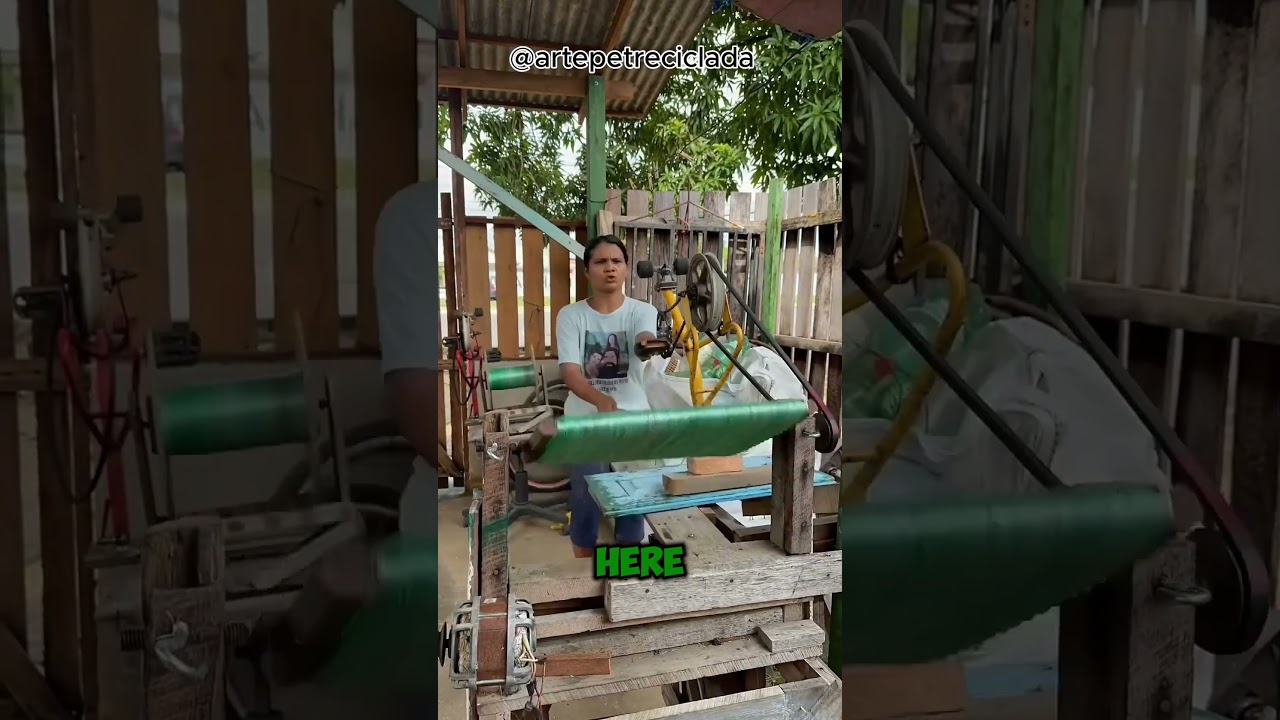 A very impressive way to recycle plastic bottles