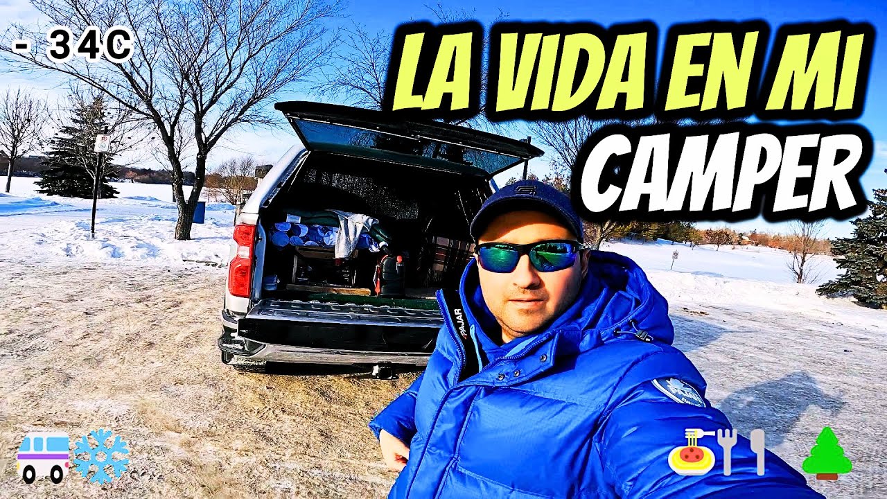SOBREVIVI A -34°C ❄️🚐 ¡EN Mi Camioneta Camper! 🔥
