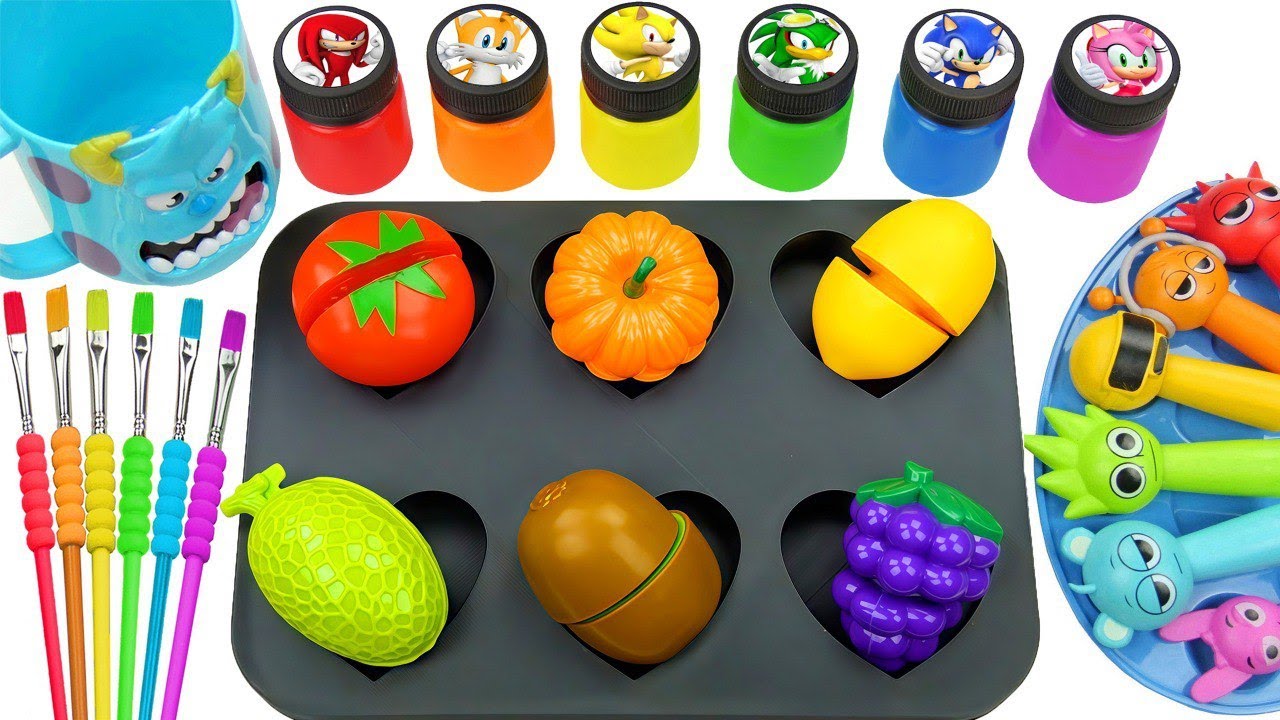 Oddly Satisfying Video l Making 6 Halloween Vegetables IN Magic Sprunki Canndy Form Unboxing ASMR
