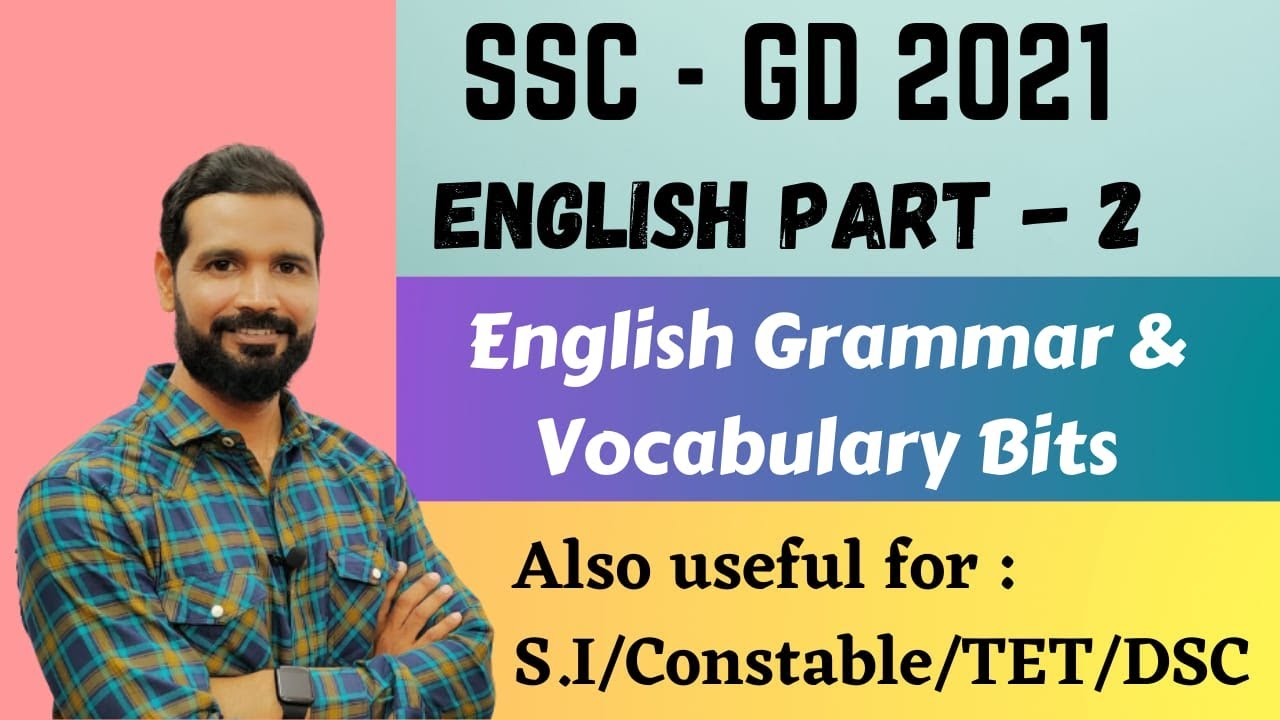 SSC GD English Bits in telugu | S.I | Constable | Group 4  #jansenglishacademy