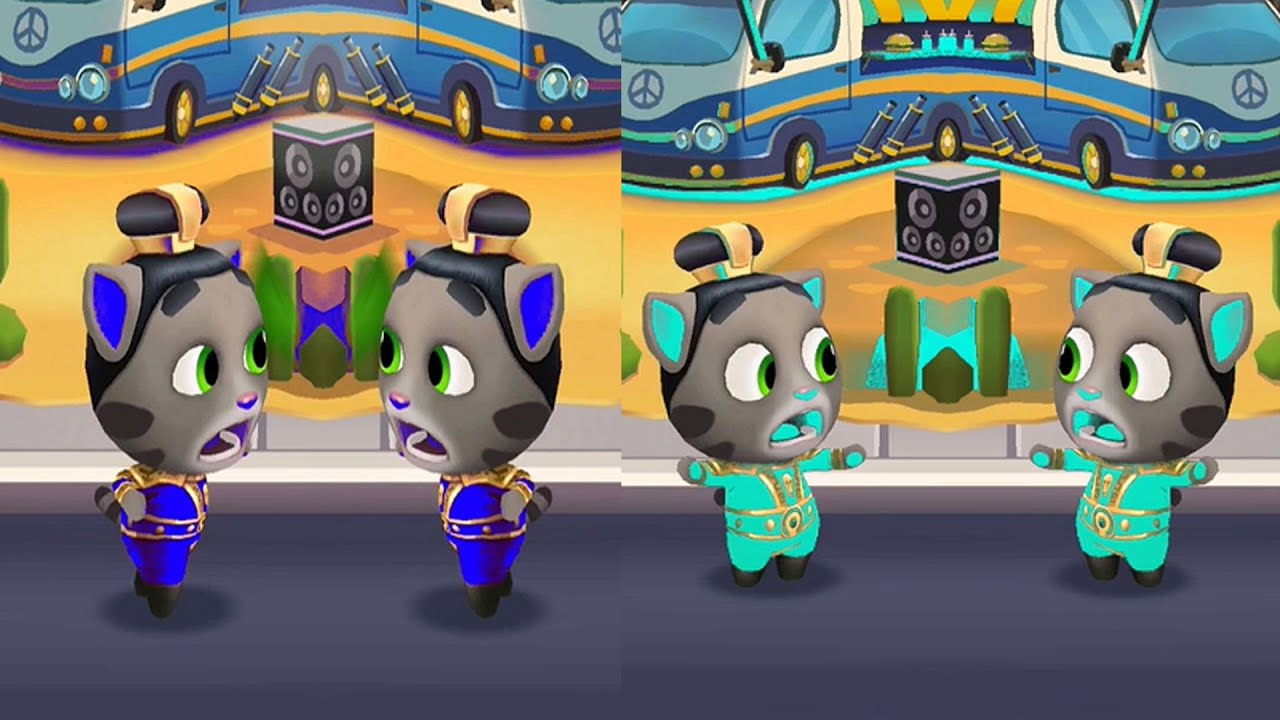 TALKING TOM GOLD RUN GENERAL TOM MIRROR FUNNY FAILS NEW OUTFIT