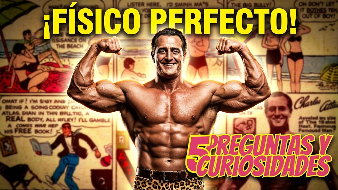 Charles Atlas🦾: ¡De Debilucho a LEYENDA del Físico Perfecto!⭐ #culturismo #bodybuilding