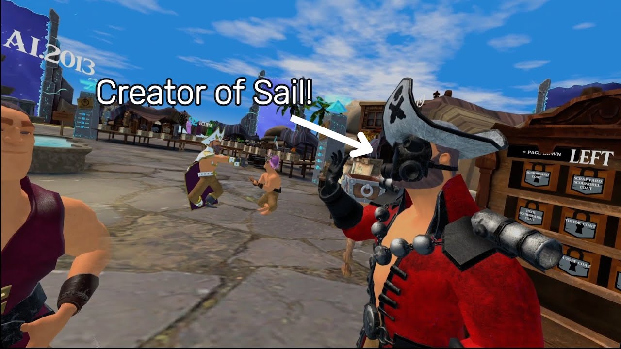 Doing random stuff with the creator of Sail vr :)