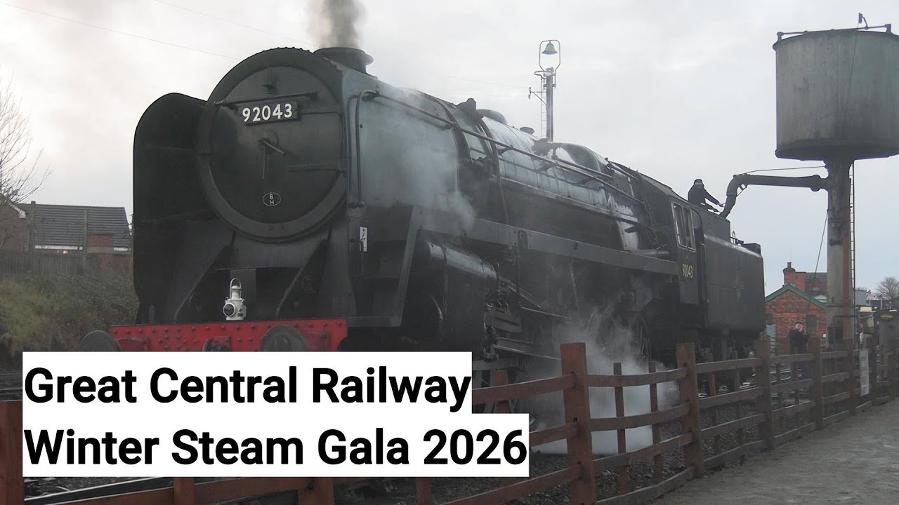 My First 9F Experience At The Great Central Winter Steam Gala 2026