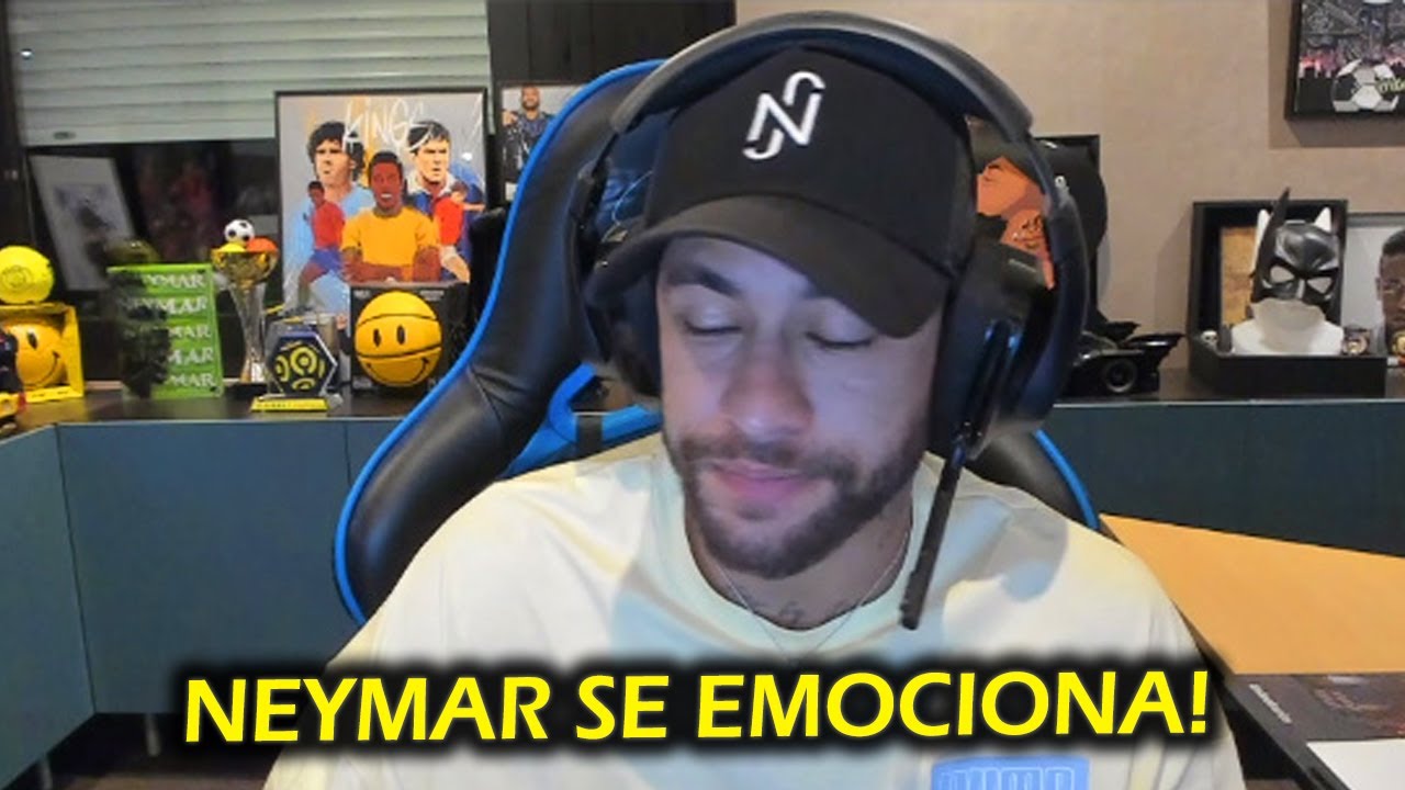 NEYMAR SE EMOCIONA EM LIVE COM FÃ QUE VIAJOU O MUNDO PRA CONHECÊ-LO