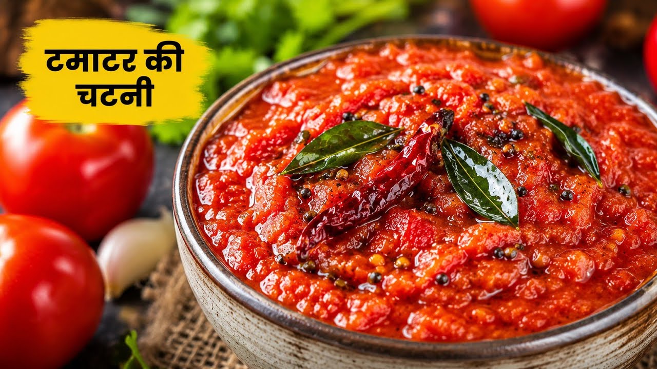 टमाटर की चटपटी हफ्तों तक चलने वाली चटनी जिसके आगे सारी सब्जियों का स्वाद फीफा लगे!Tamatar chutney