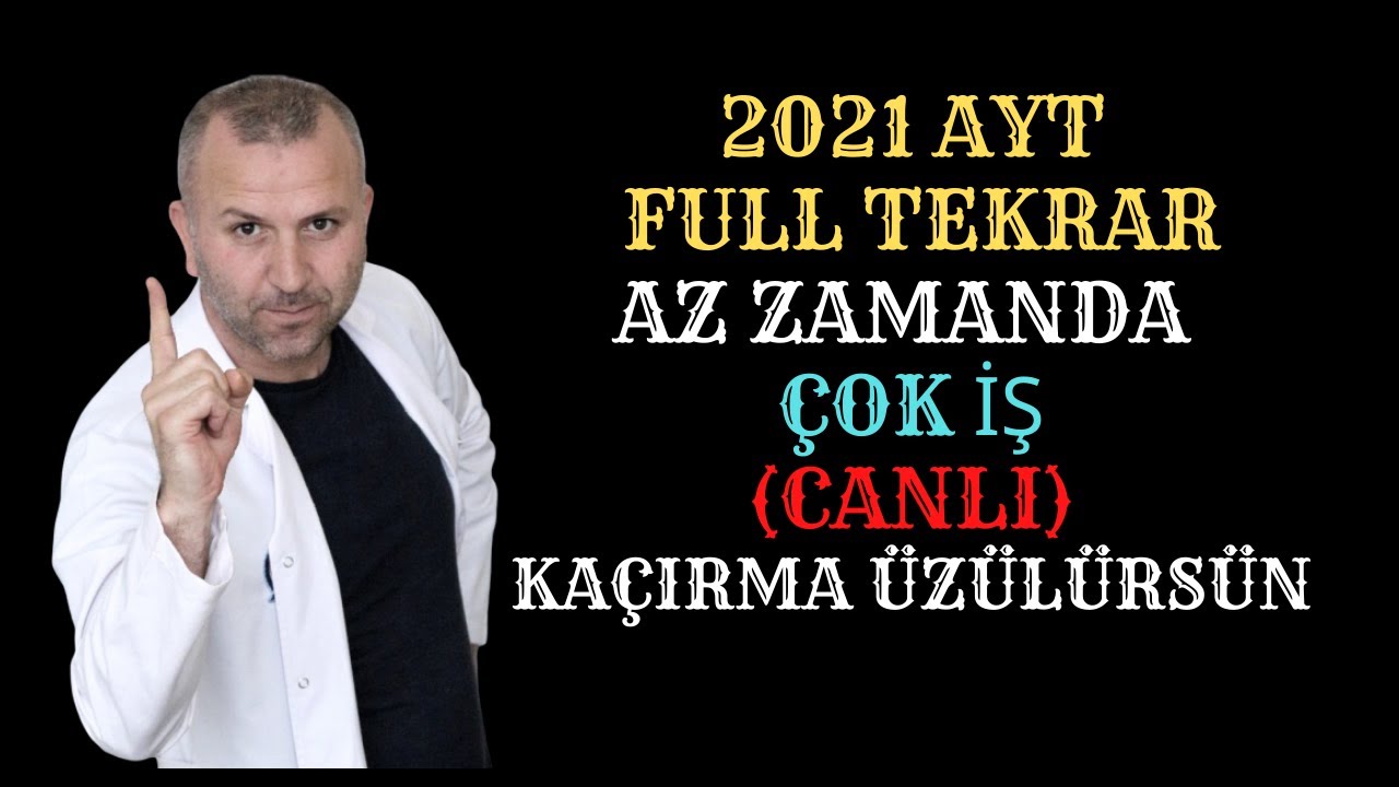 AYT FULL TEKRAR ( Canlı yayın) #ayttekrar #aytsorutahminleri #ykssontekrar