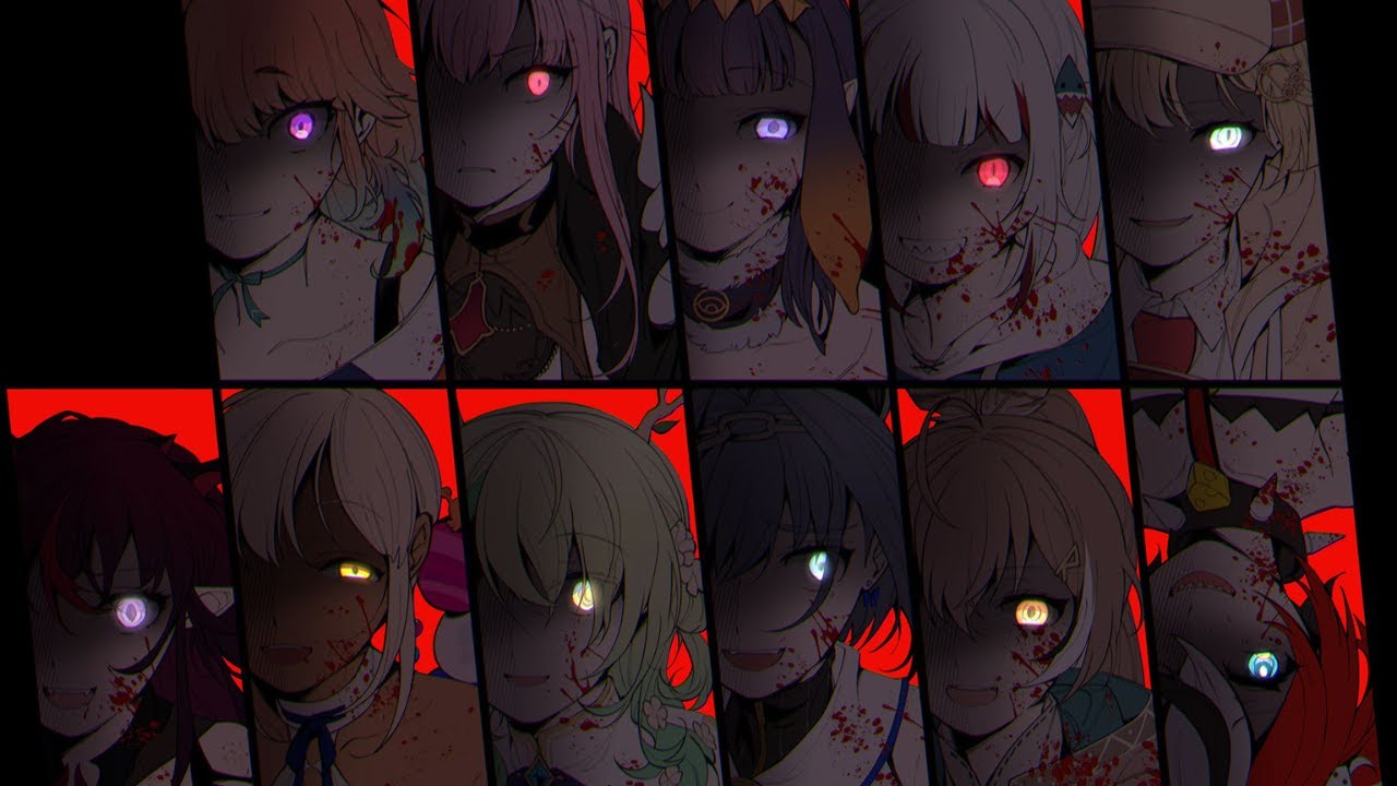 HoloEN Girls Tell Scary Stories [Very Scary]【Hololive EN Halloween Collab】