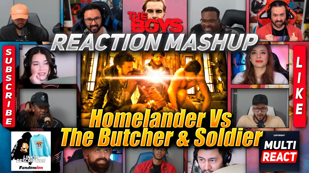 Homelander Vs The Butcher and Soldier Boy Reaction Mashup | The Boys