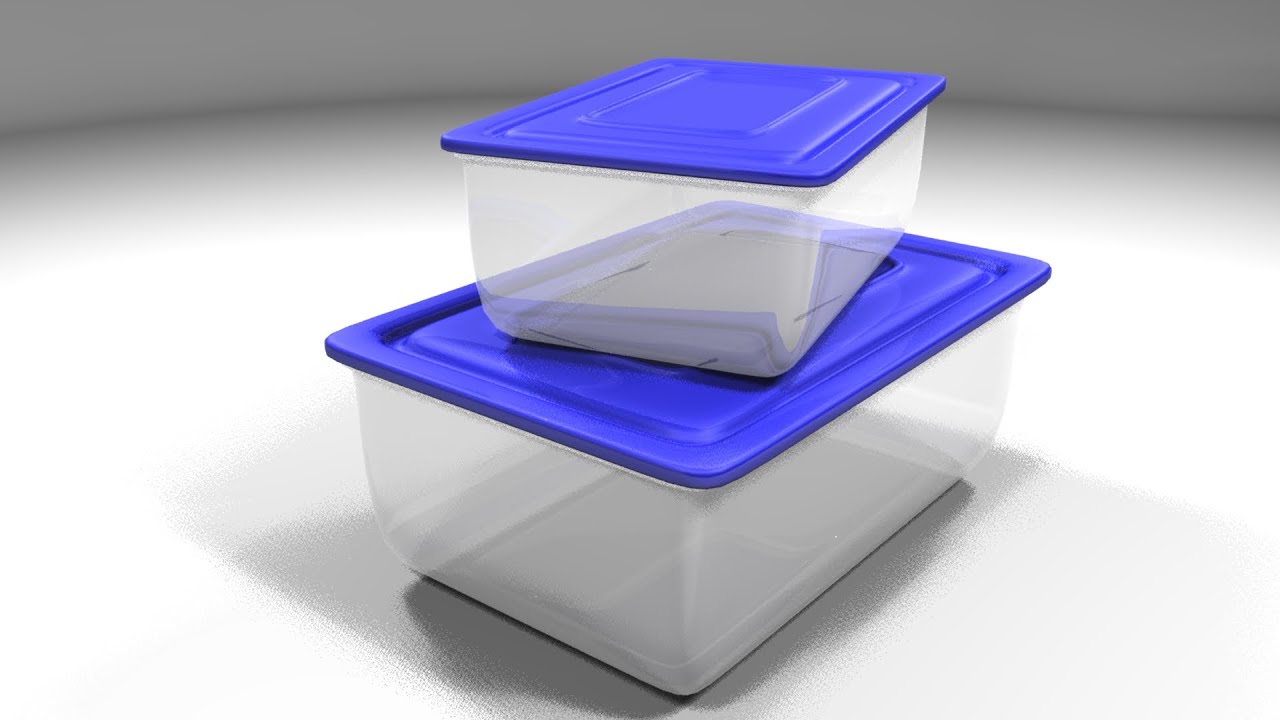 Maya tutorial : How to model Plastic containers