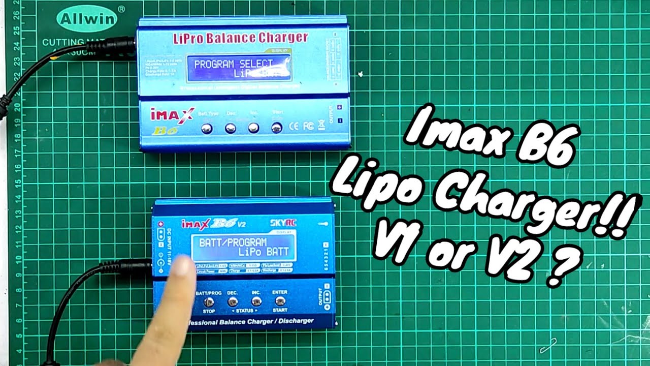 Skyrc Imax B6 V2 Balance Charger | Comparison between Imax V2 & V1