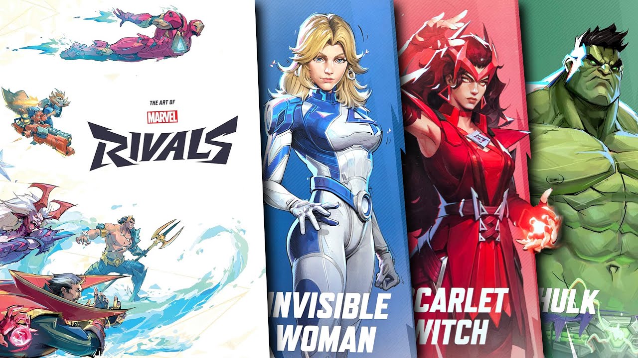 🔥The Art of Marvel Rivals - Video Game Art Book - Comic Superhero character illustrations