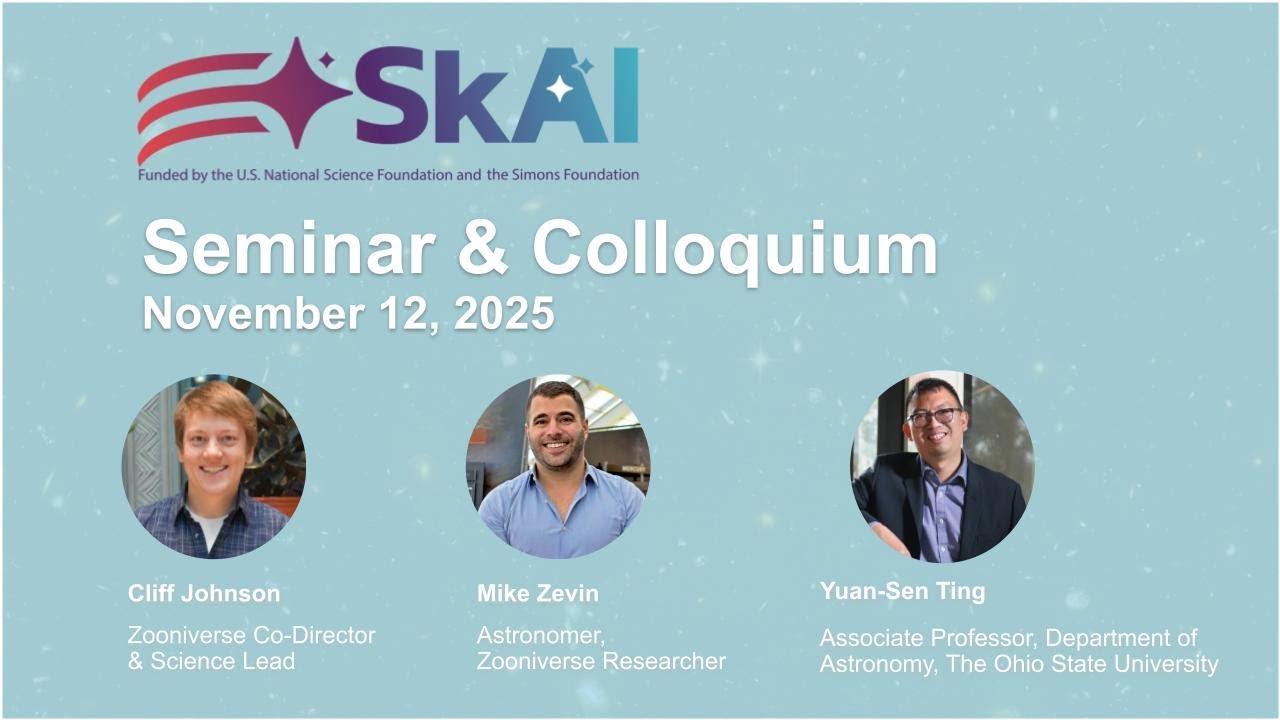 November 12, 2025 - SkAI Seminar & Colloquium