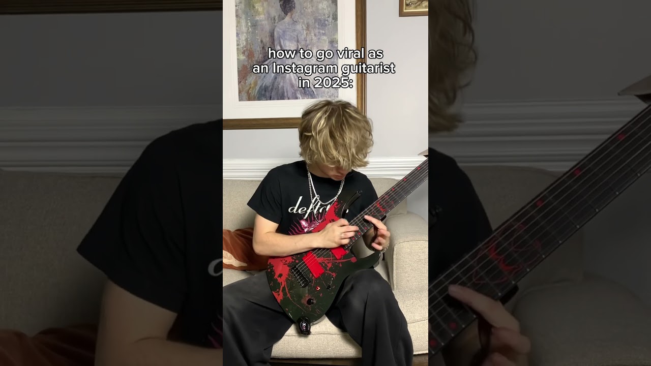 Average Instagram guitarist in 2025