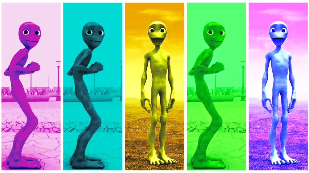 Alien coffend cоlor dans 4