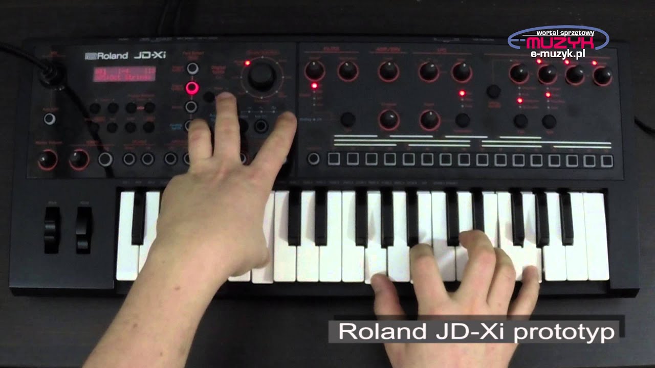Roland JD Xi demo Strings and Synths Sounds SuperNATURAL analog
