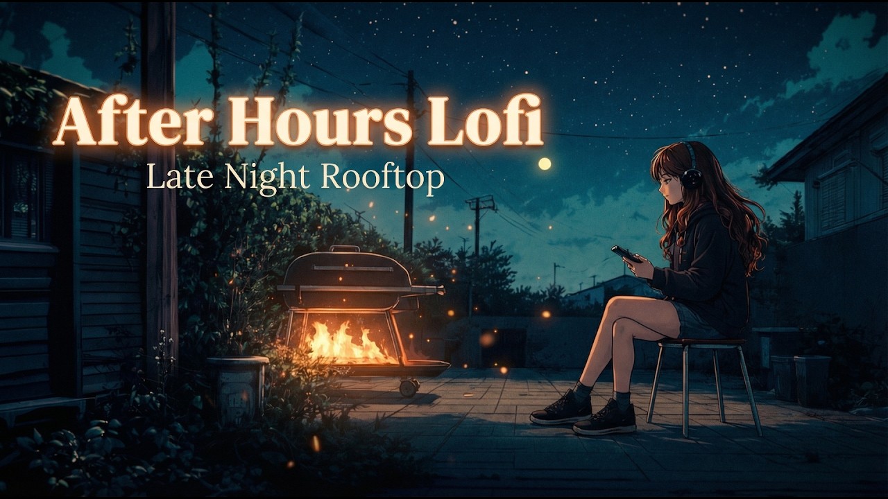 After Hours Lofi 🔥 | Late Night Rooftop Calm Focus Mix