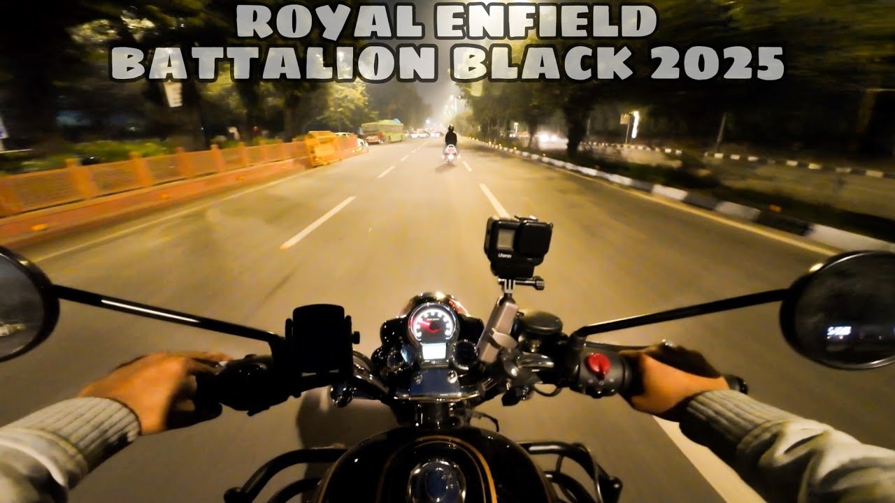 Bullet 350 (2025) POV | Pure Exhaust Sound | Raw Onboard | Royal Enfield Battalion Black