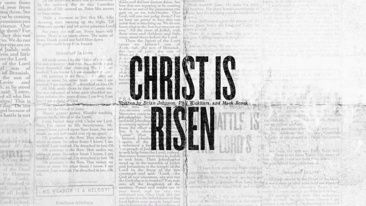 Christ is Risen (Official Lyric Video) - Bethel Music & Hunter Thompson | VICTORY