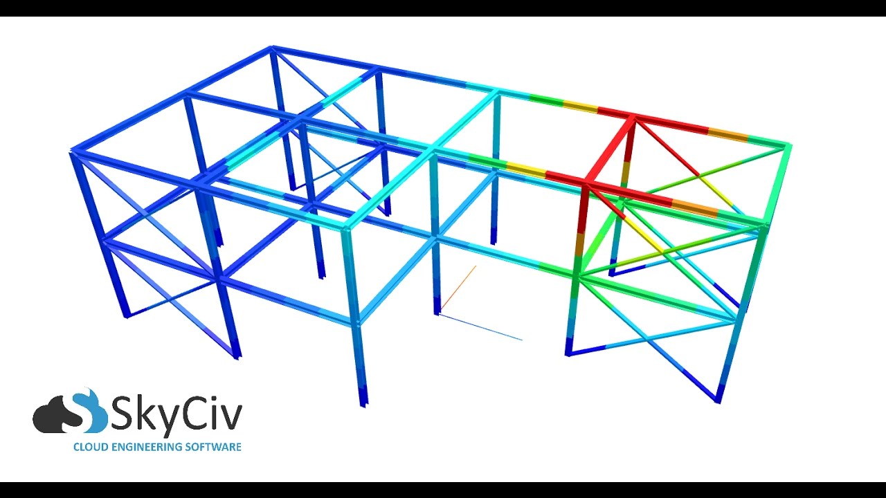 Modelling a Frame Structure | SkyCiv Structural 3D Cloud Engineering Software