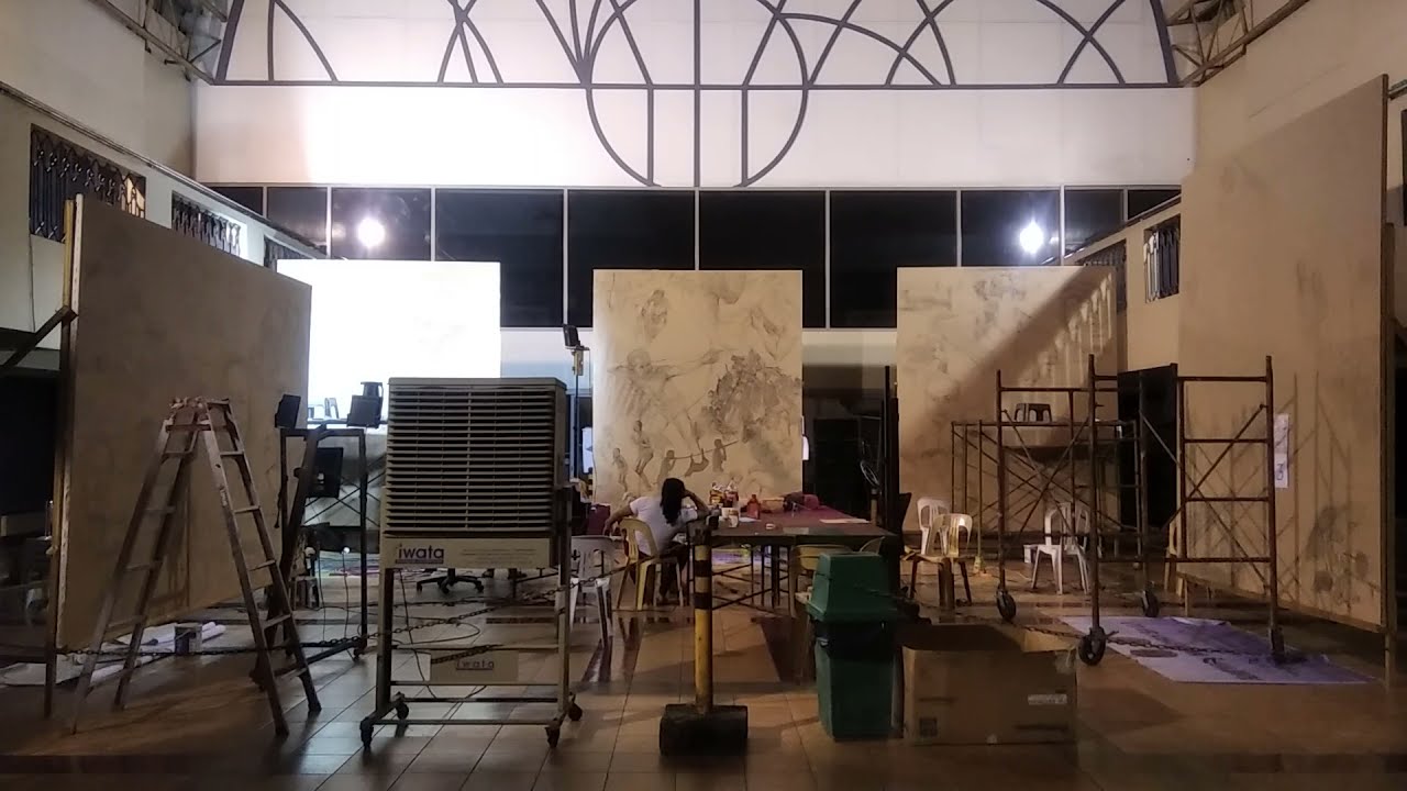 Behind-the-Scenes 42 WIP production video of the Subic Historical Mural Project