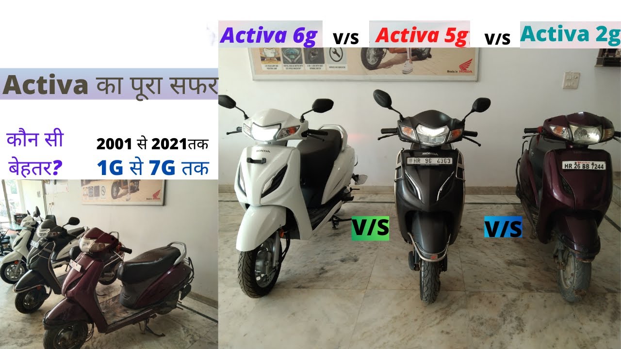 एक्टिवा का सफर(2001 -2021) | Comparison b\w activa 2g ,5g ,6g |Future activa 7g , 8g | Build Quality