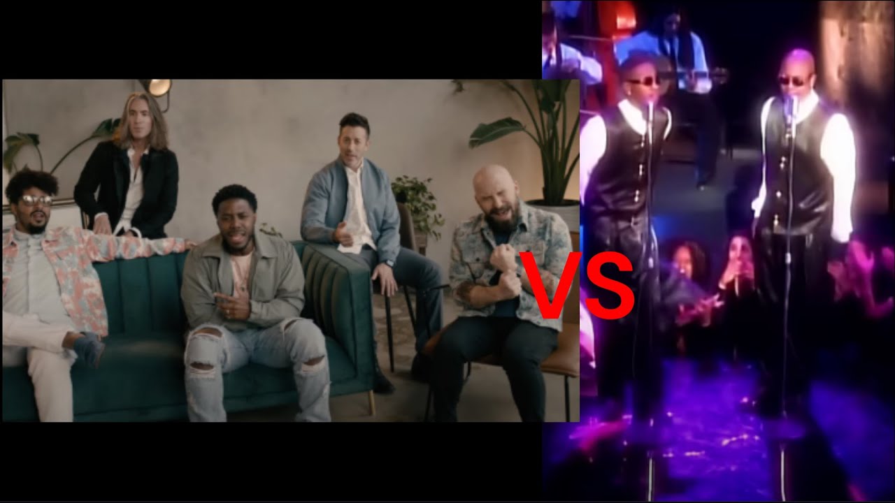 VoicePlay's All My Life vs the original- side by side comparison
