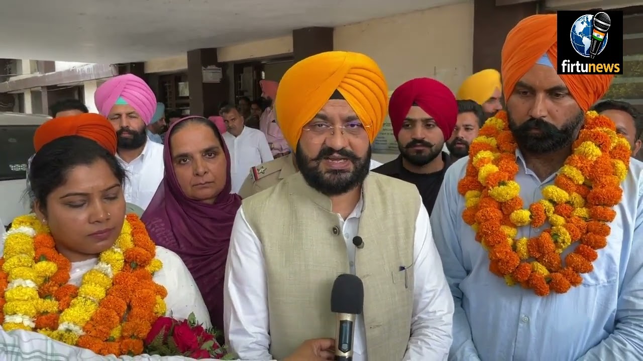 ਬਲਾਕ ਸੰਮਤੀ ਚੇਅਰਮੈਨ ਲਖਵੀਰ ਸਿੰਘ ਗਿੱਲ ਰਤਨਹੇੜੀ ਅਤੇ ਵਾਈਸ ਚੇਅਰਮੈਨ ਰਾਜਵੀਰ  ਕੌਰ -Firtu tv 9815077425