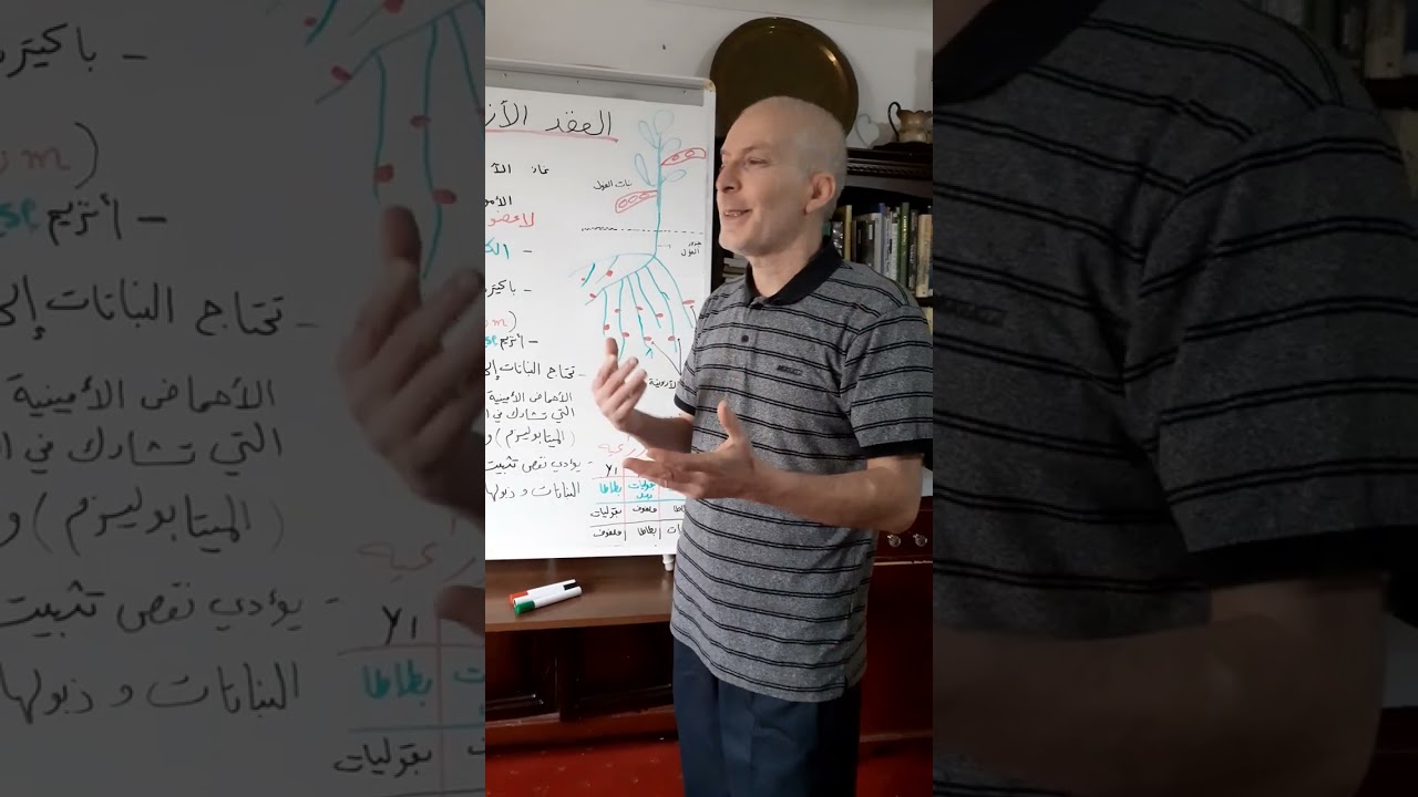 أهمية النتروجين للنبات ودور بكتيريا روزوبيوم في تثبيت العقد الازوتيه في جذور البقوليات