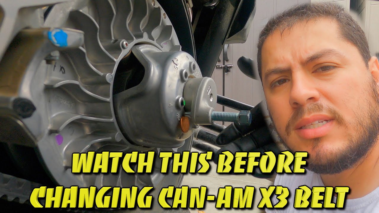 WATCH this BEFORE changing Can-Am X3 Belt