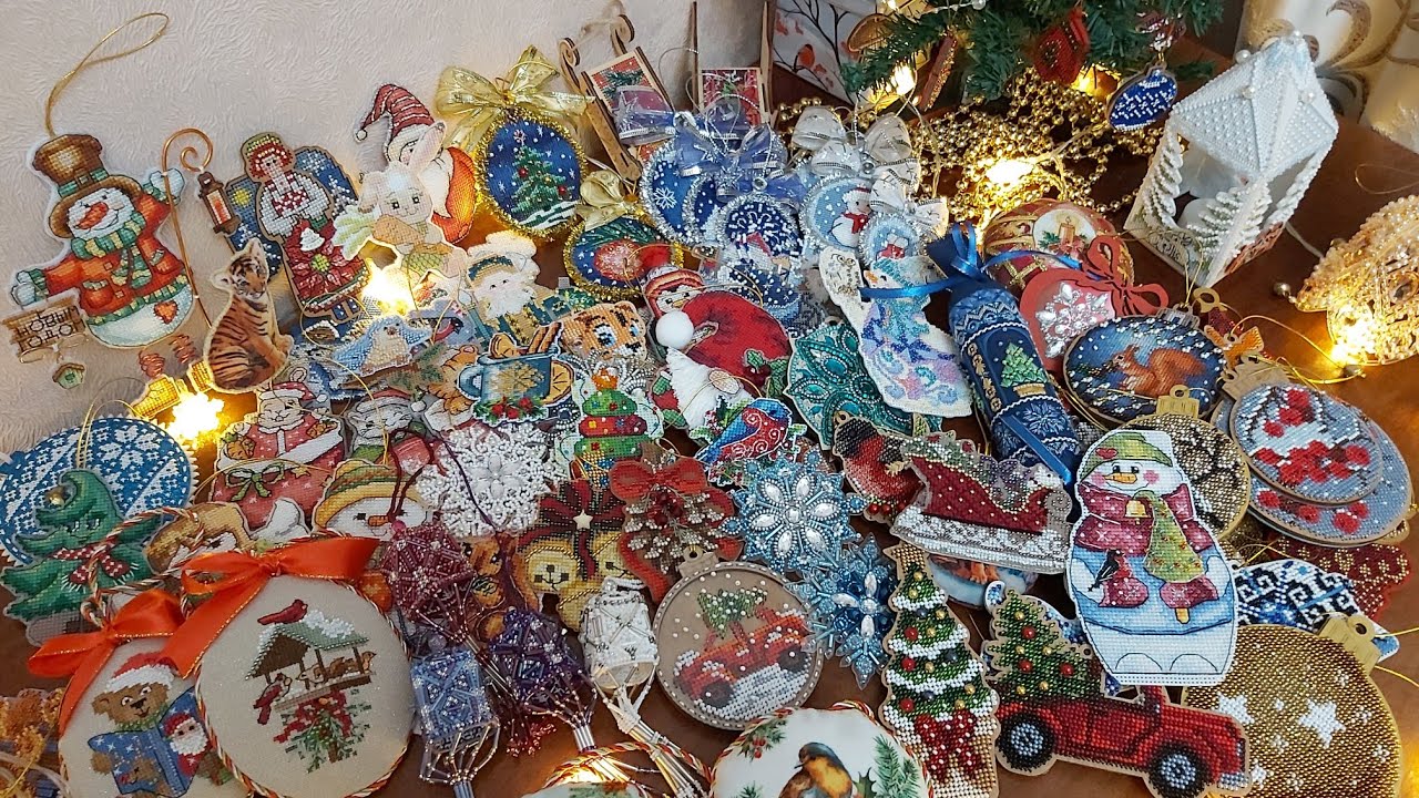 Коллекция новогодних игрушек 🎄2022 (91 шт.)