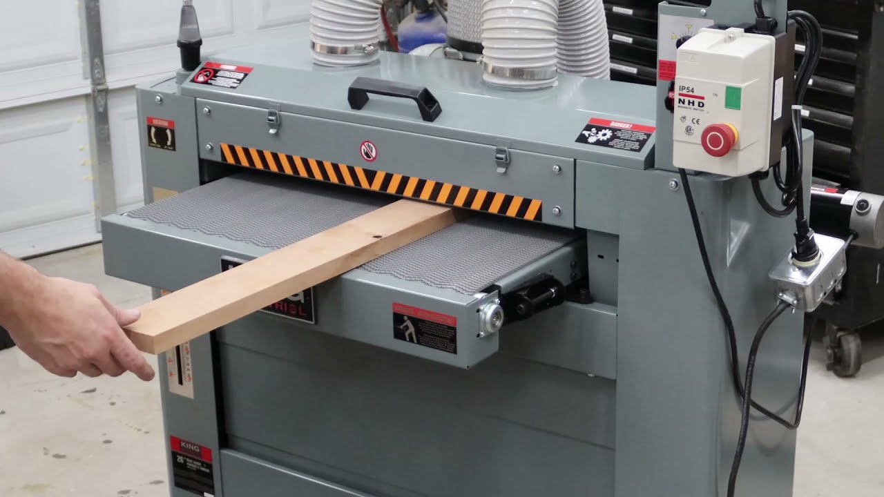 Ponceuse à tambour double de 26’’ x 12’’ King Industriel (modèle KC-26DS)