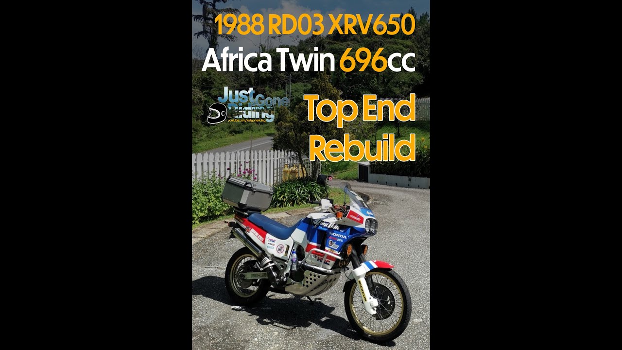 1988 RD03 XRV650 Africa Twin Top-End Rebuild with JE Piston 696cc