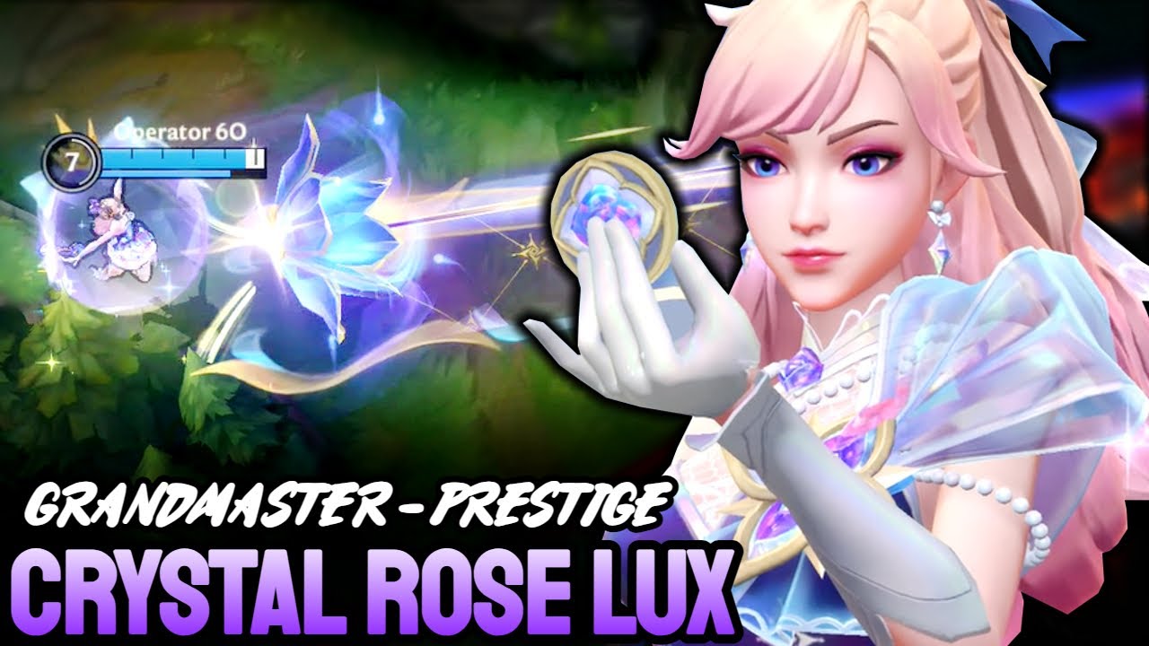 WILD RIFT PRESTIGE CRYSTAL ROSE LUX - GRANDMASTER RANKED