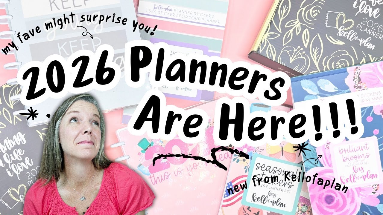 Kellofaplan 2026 Planners & Sticker Books | Full Flip-Through + What You Need to Know!
