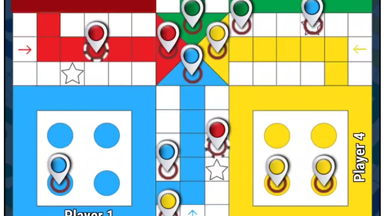 Ludo game play 4 players | Ludo king game 4 player | Ludo gameplay | Ludo | Ludo king
