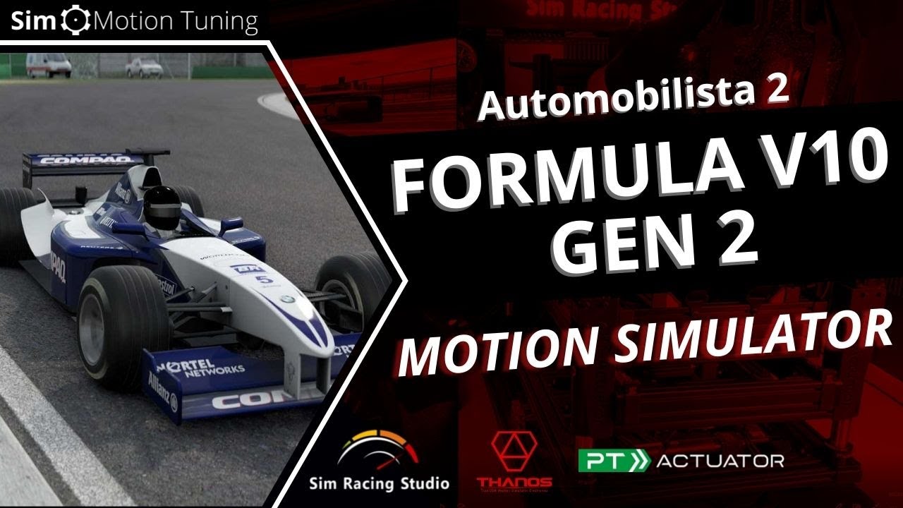 Automobilista 2: Formula V10 Gen 2 / Sim Racing Studio / PT Actuator 6DOF Motion Simulator