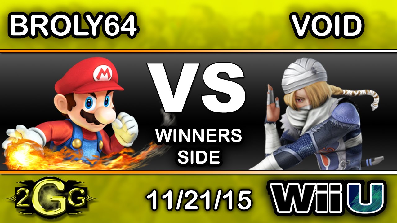 2GGardena (Soft Opening) &ndash; Brolly64 (Mario) Vs. VoiD (Sheik) Winners Side - Smash Wii U