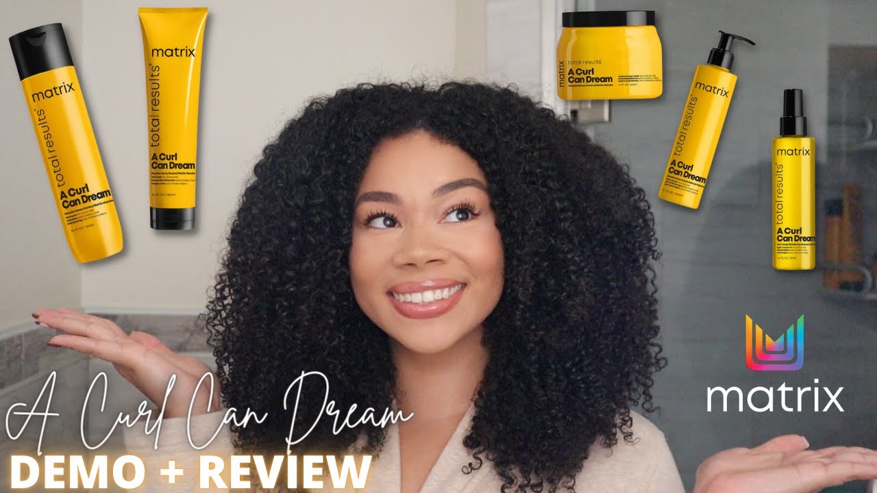 Matrix A Curl Can Dream Collection | Full Wash & Go Demo + Review! Are They Worth It?!
