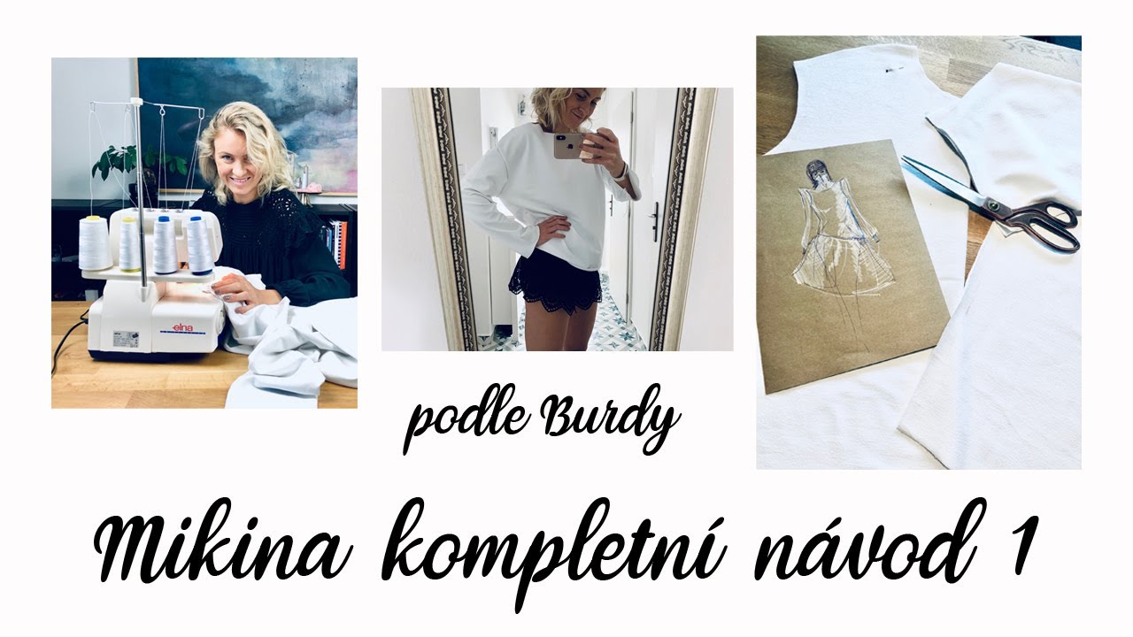 Mikina kompletní postup 1 - jak tvořím ,, JÁ