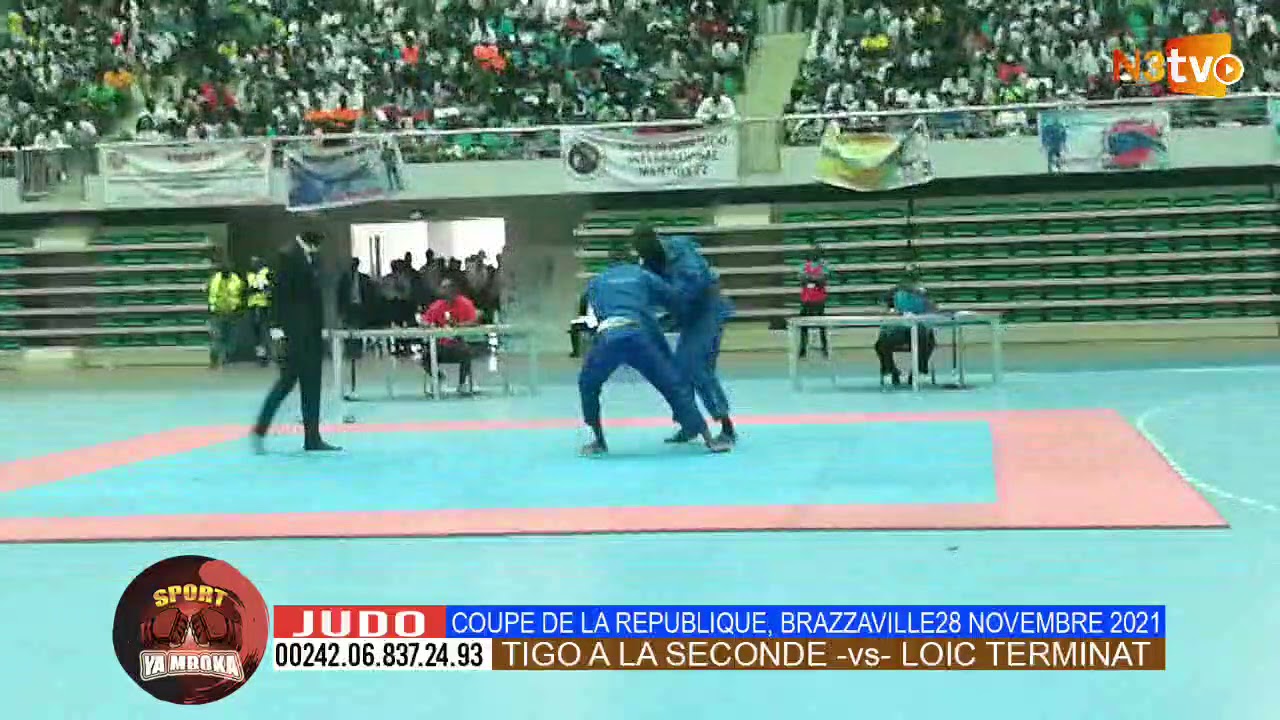 JUDO CONGO : TIGO A LA SECONDE -vs- LOIC TERMINAT (COUPE DE LA REPUBLIQUE 2021)