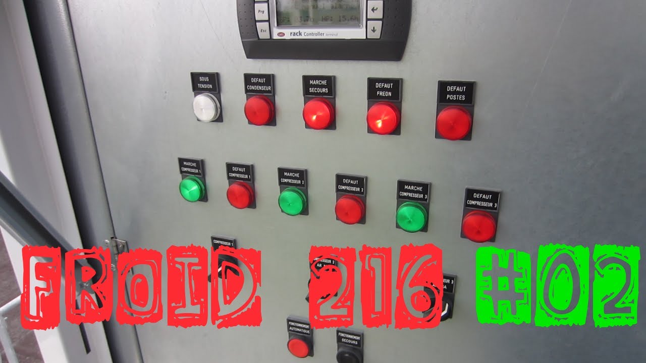 Froid216-Centrale froid positif-recherche de fuite et interventions sur le réservoir liquide-2/2