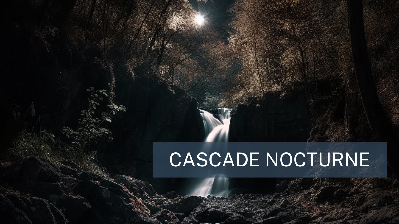 🌊🌙 D&eacute;tente nocturne : 🎧💤 Sons apaisants d'une cascade pour un sommeil r&eacute;parateur
