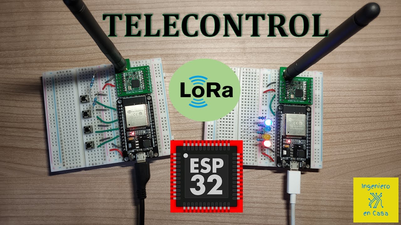 Telecontrol con LoRa y ESP32