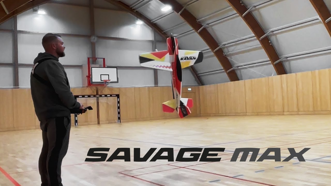 KAVAN SAVAGE Max indoors - Werner Kohlberger | 3D Park-flyer 1080mm
