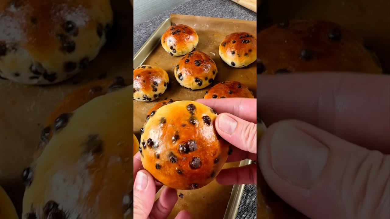 Best Chocolate Chip Brioche Bread ! Easy and quick brioche! #Brioche #bread  #buns