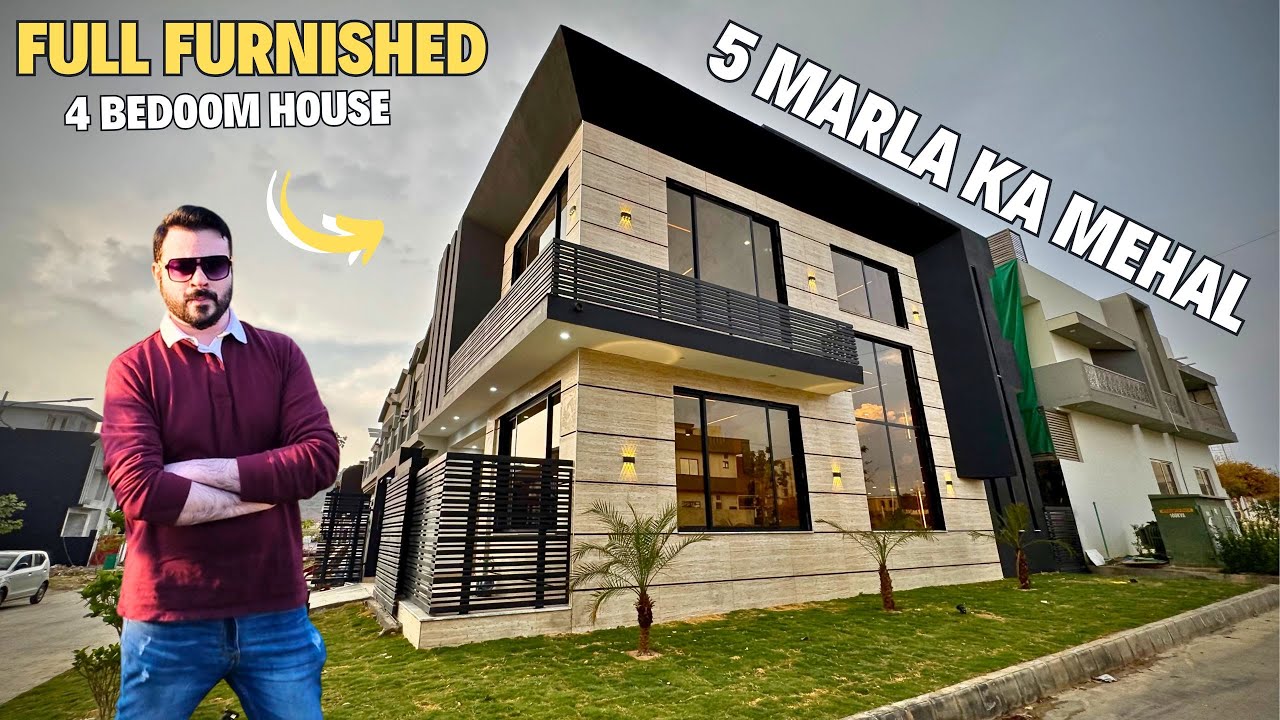 🏡 5 Marla Ultra-Luxury Furnished House | American-Themed Interior | B-17, FMC Islamabad | Near Park