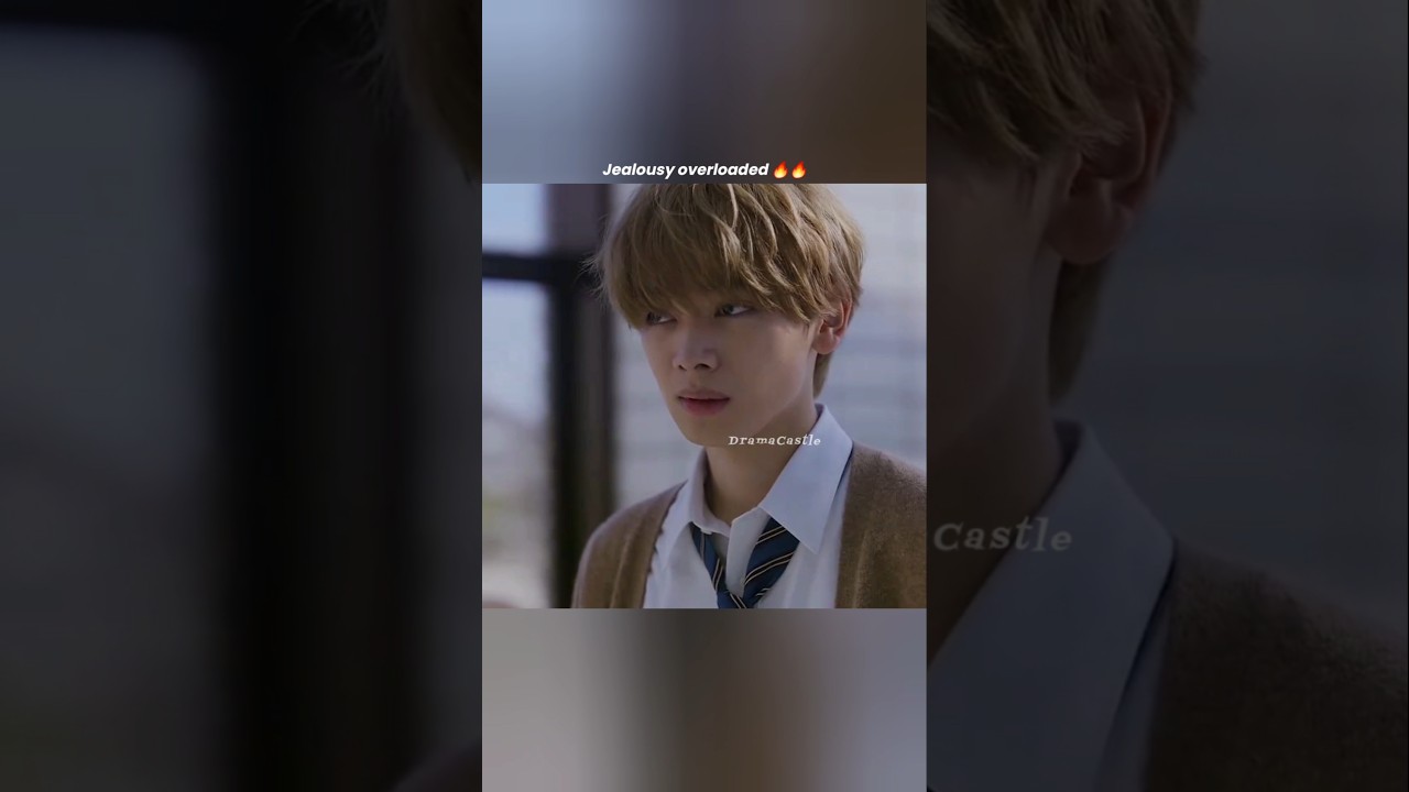 Jealousy overloaded 🔥🔥 don't miss the end 🤭 #jdrama #japanese #lovesickellie #shorts