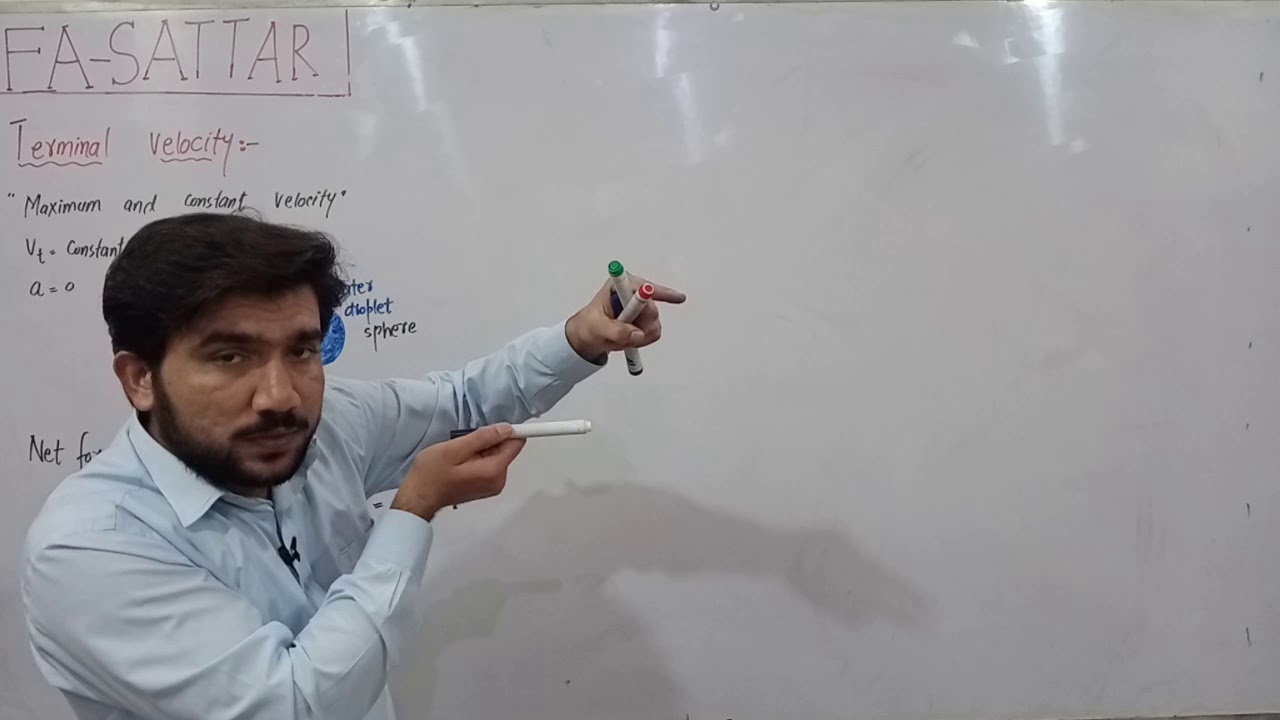 FSC Physics Book-1 Ch#06 Terminal Velocity