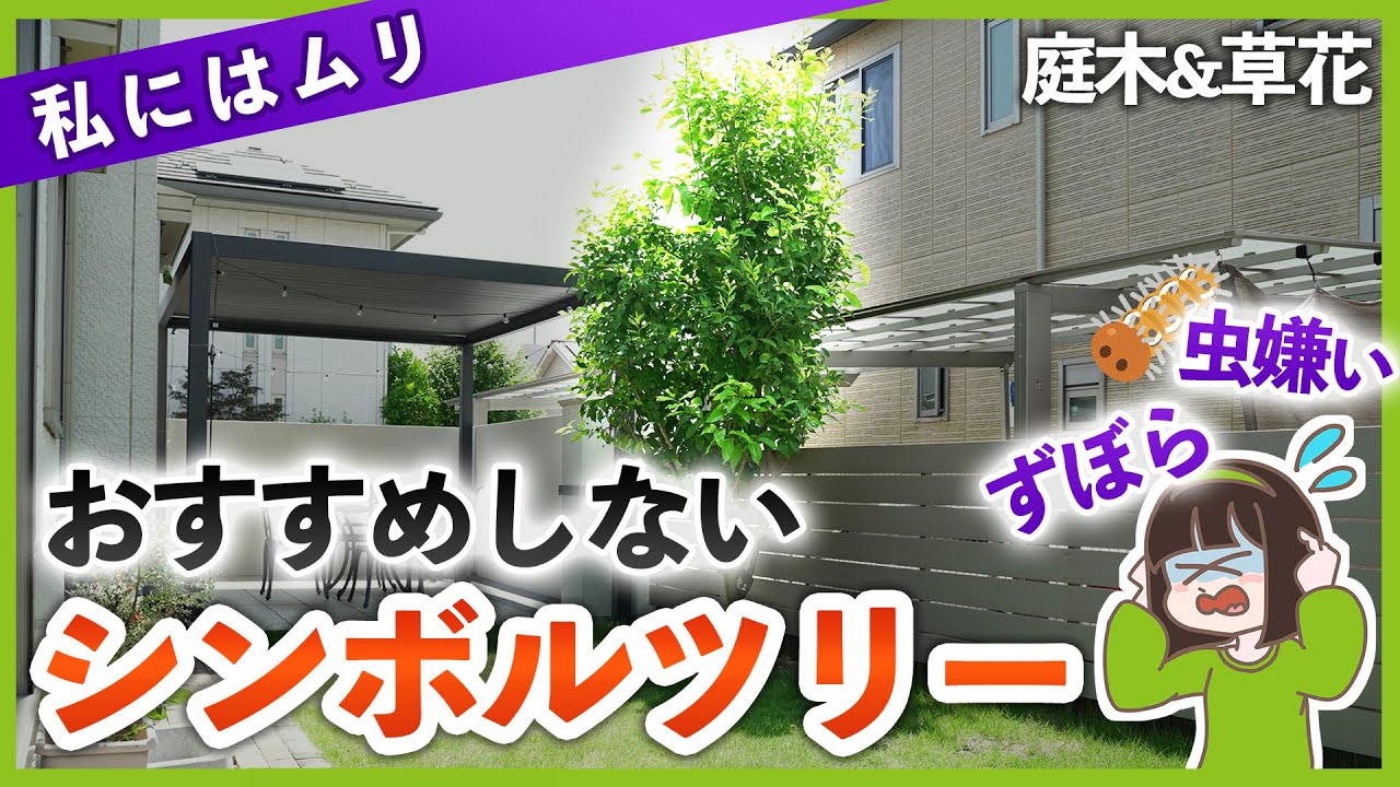 【私だったら植えない🐛】ずぼら&虫嫌いには難易度が高い庭木&草花を一挙紹介！初心者にはおすすめしないシンボルツリー 総まとめ🌲